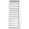 Ekena Millwork Vertical Surface Mount PVC Gable Vent w/ 2"W x 2"H , Brickmould Sill Frame, 16"W x 38"H GVPVE16X3803SN - alternate 1